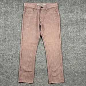 Halifax Mens Straight Leg Jeans Size 32x30 Casual Denim Stretch Low Rise